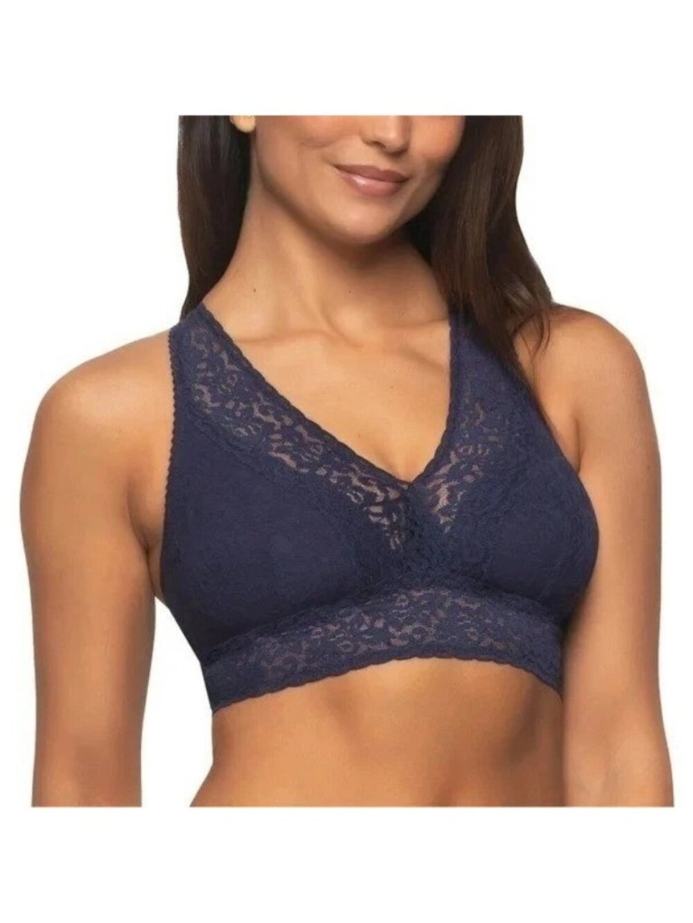 NWOT Felina Women's S Lace Bralette  Adjustable Straps Hook & Eye B1758